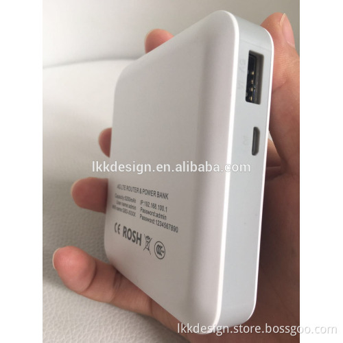 4G FDD TDD Modem Wifi Router Antenna Wifi Wireless Hotspot 5200mAh Power Bank